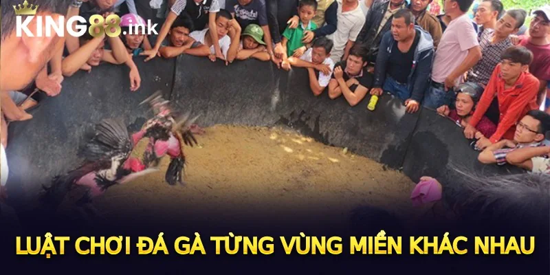 Luật chơi đá gà từng vùng miền khác nhau